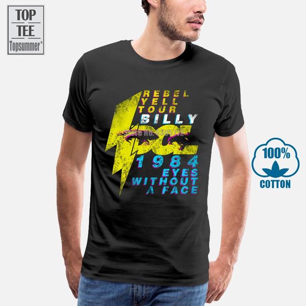 

sport billy idol mens new t shirt in sm 5xl 1984 eyeballs s s black heather tee