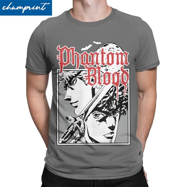 

мужские phantom blood jojos bizarre adventure аниме jjba га vintage короткий рукав тройники подарок на день рождения спорт толстовка с капюш