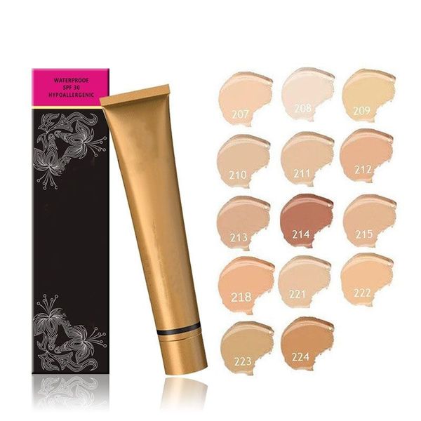 

dermac0l makeup concealer foundation cream in 14 shades fond de teint kit