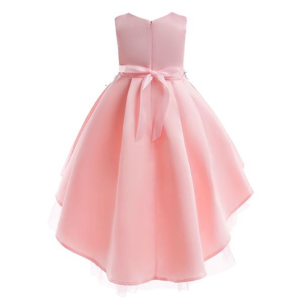 

2020 new product autumn and winter kids clothing dress instagram girl dress girls dress pleated baby princess skirt girl's dresses, Red;yellow
