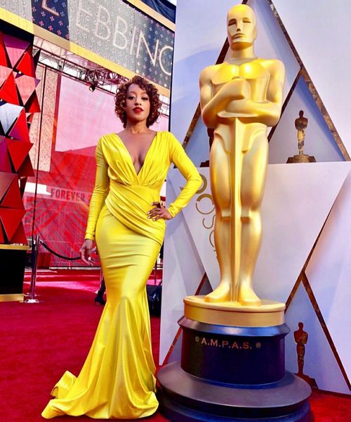 

elegant long sleeve pleated yellow evening celebrity dresses mermaid maxi stretchy v-neck abendkleider robes de soirÃ©e for women, Black;red