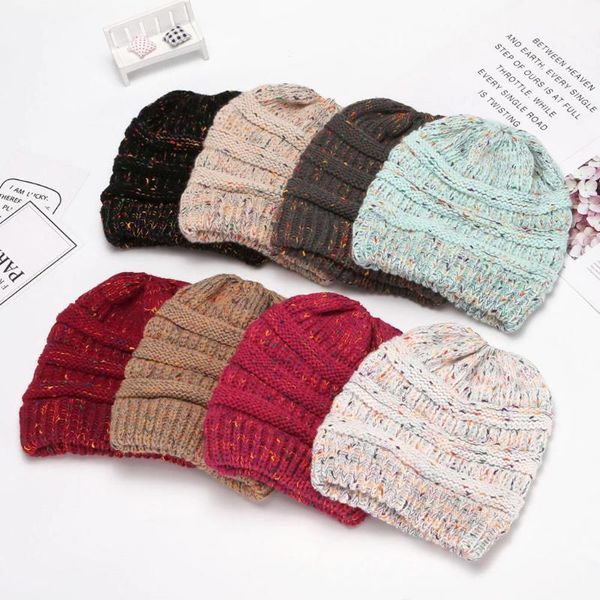 

harajuku wild thick knit ski hat floral print women fashion casual hat warm female soft hedging cap 2020 knitted cap #yj, Blue;gray