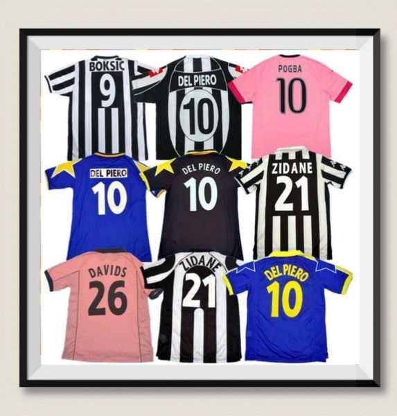 

retro juve del piero soccer jersey 84 85 92 95 96 97 98 99 02 03 11 zidane ancient maillot davids oldest shirt, Black;yellow