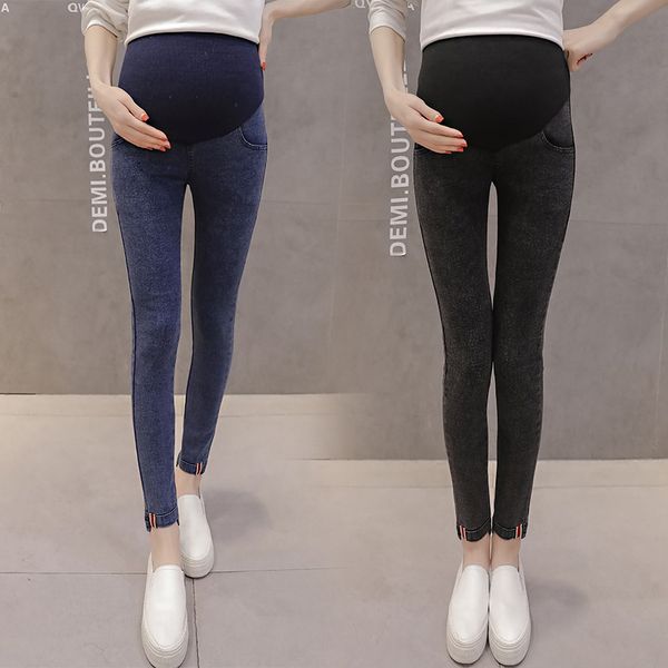 Nuovi pantaloni di maternità jeans di maternità per le donne incinte vestiti infermieristica gravidanza leggings pantaloni Gravidas Jeans Abbigliamento LJ201123