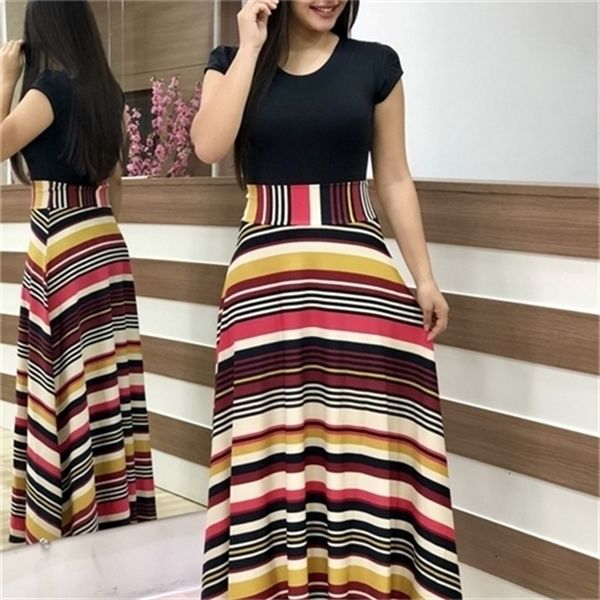 

2020 burst floral print color matching dress women's dress, White