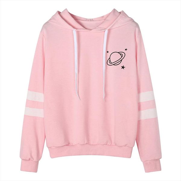 

2020 harajuku women sweatshirt spring autumn kawaii fleece pullover hooded black white gray pink red d2