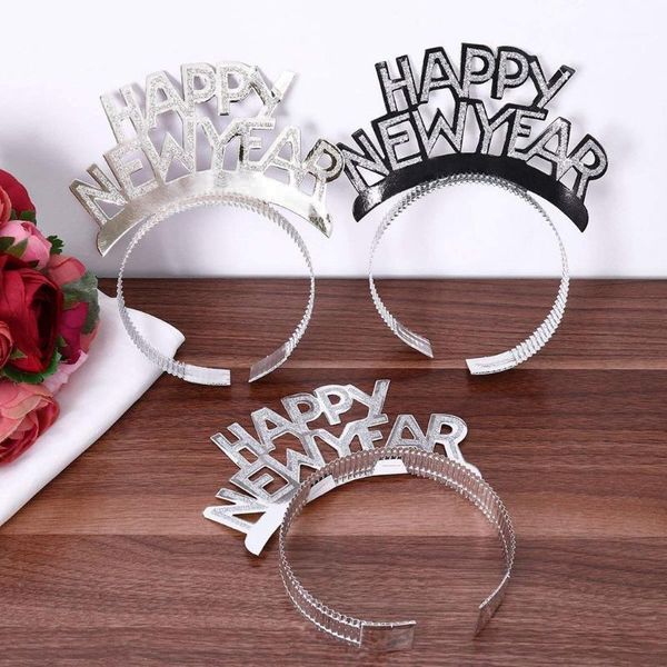 

christmas decorations 12 pcs cute shining hair hoop happy year party headband head for festival decor with 4 colors1