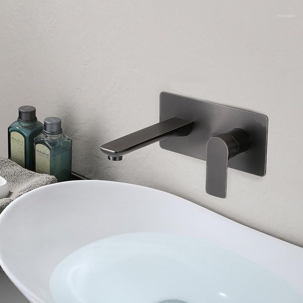 

bathroom sink faucets yiyu brand dumb black embedded hidden cold and water sanitary bath faucet separation faucet1
