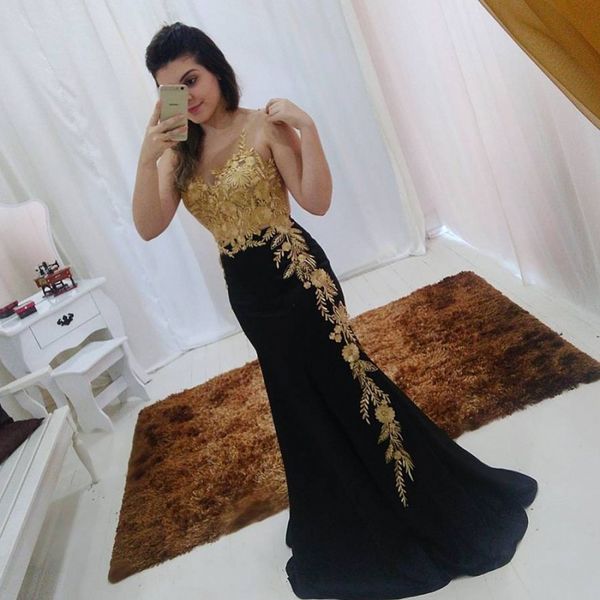 

prom evening party formal avondjurken celebrity plus size dress, Black