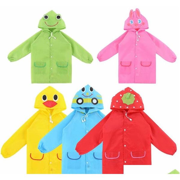 

brand new and rain jacket children waterproof raincoat / rainsuit children waterproof raincoat animals qylyug wphome