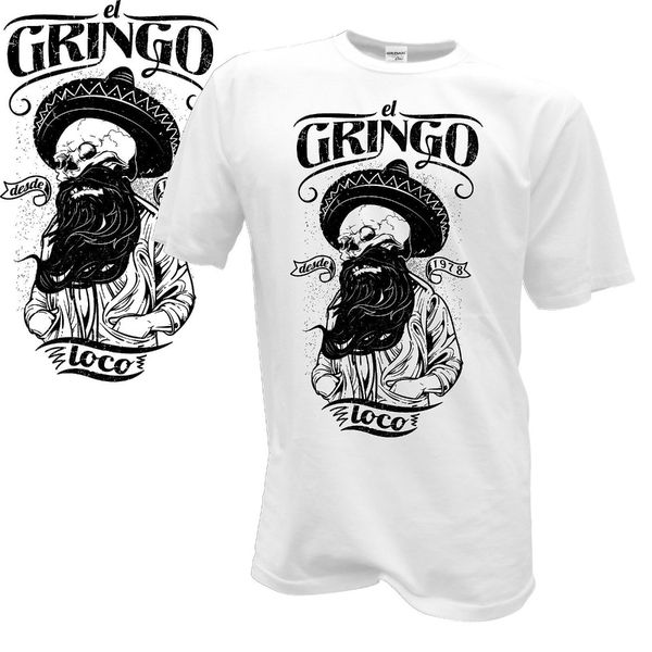 

fashion sleeve homme gringo mexico skull totenkopf beard fresh skulls biker streetwear tees sport hooded sweatshirt hoodie men t shirt