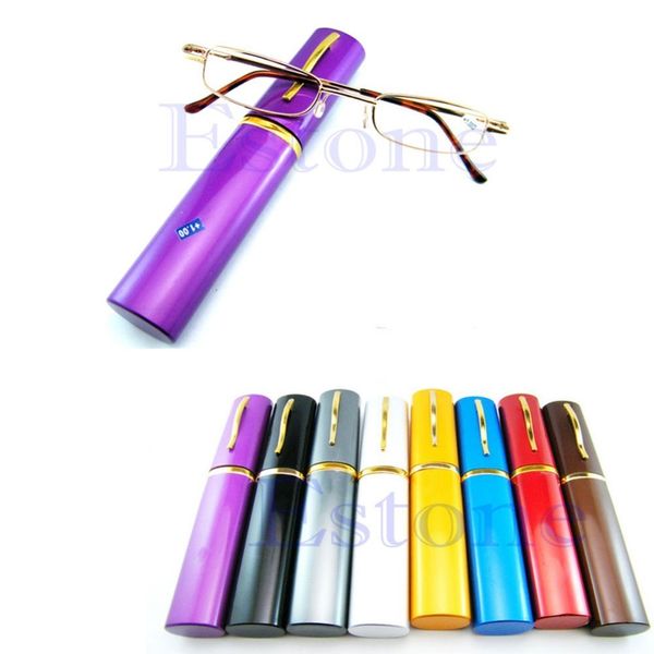 

comfy reading glasses alloy container presbyopia 1.0 1.5 new 2.0 2.5 3.0 4.0 diopter f05