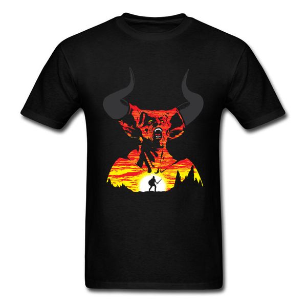

sport fashionable men tees darkness tshirt warrior game t-shirt crazy t shirts cotton black bull crewneck clothes drop shipping