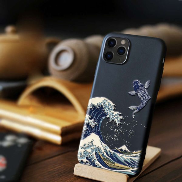 

bgrftpu soft case for vip 12 pro max with beautiful 3d pattern on the backswza