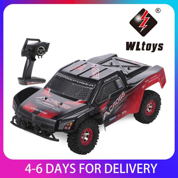 

wltoys 50km/h high speed truck off-road short course truck update version 2.4g 4wd rtr rc car children's toys kid
