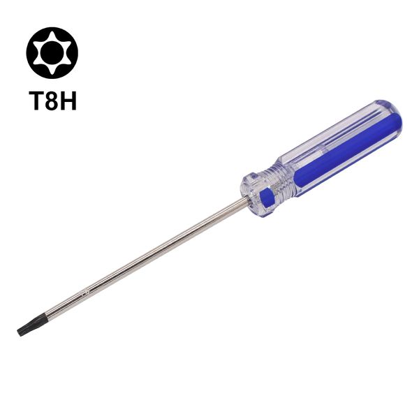 

t5 t6 t7 t8 t9 t10 with hole torx screwdriver t6h t8h 3.0 y triwing phillips slotted key blue pvc plastic handle screwdrivers repair tool