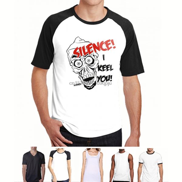 

мужчины майка jeff dunham achmed silence i киля вы белый смешно тенниска новизна тенниска женщин (1) спорт с капюшоном толстовка толстовка