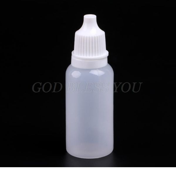 

5ml-30ml needle tip empty plastic squeezable liquid dropper white bottles case drop shipping 5ml-30m sqcsbn