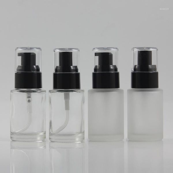 

glass empty clear/clear frosted lotion 30ml spray bottle for sale1