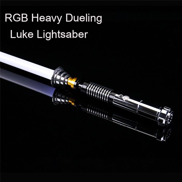 

cieltan luke lightsaber skywalker rgb heavy dueling removable blade 12 light colors 6 soundfonts force foc metal handle toys q0113