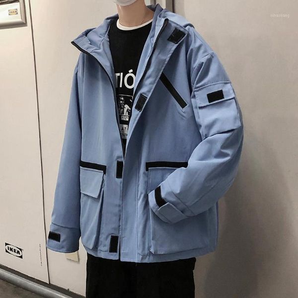 

men's jackets men fashion hip hop windbreaker coats casual jacket cargo bomber mens outwear streetwear wholesale1, Black;brown