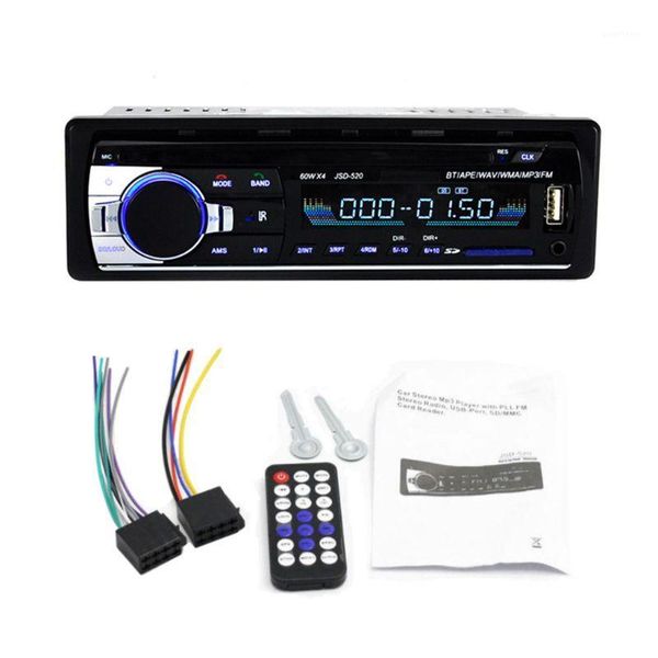 

bluetooth jsd-520 autoradio 12v car radio car stereo player phone aux-in mp3 fm/usb/radio remote control1