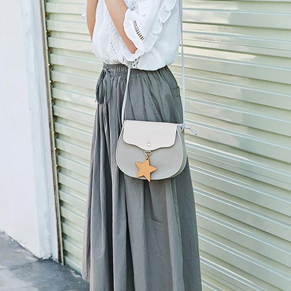 

women crossbody bags mini oval phone bag fashion star messenger bags women shoulder bag