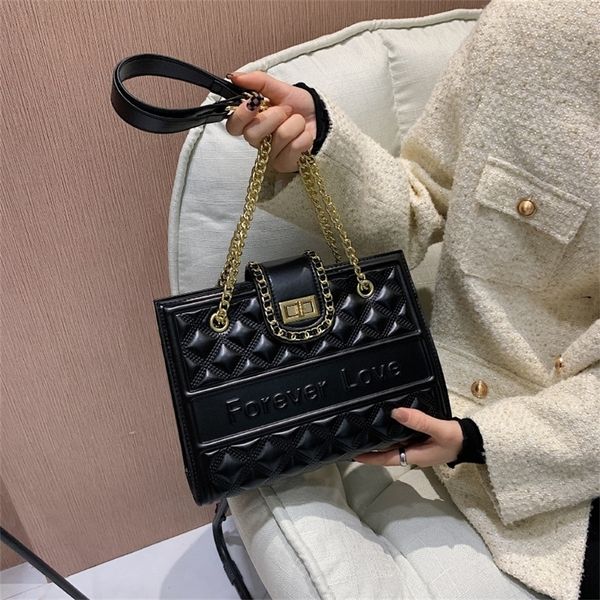 

designer sale bag women's autumn new style textured shoulder bag korean version high-capacity embossed chain messenger chaotuote scpk