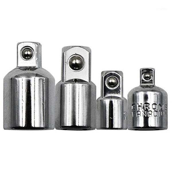 

4pcs socket adapter drive ratchet converter hand tools professional wrench sleeve silver mini reducer air impact1