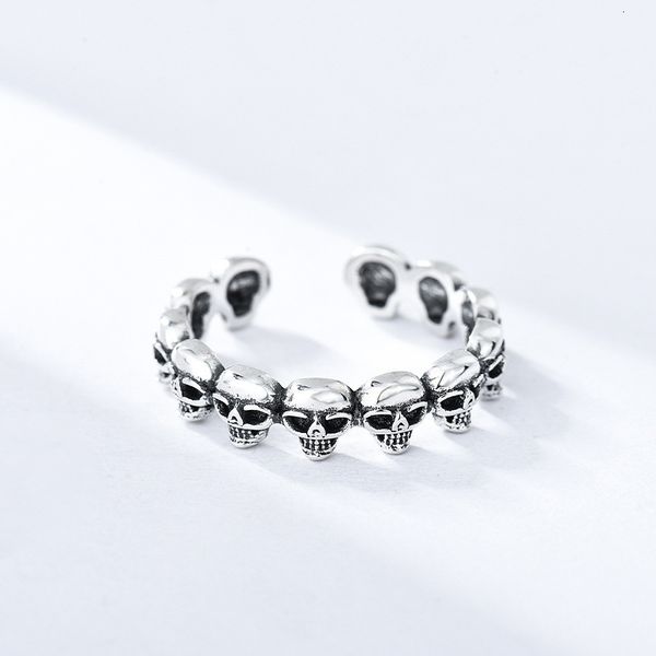 

old new punk style ring for women's creativity, Silver