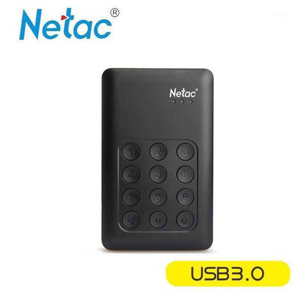

original netac k390 2tb 1tb portable 2.5" usb 3.0 hdd hardware encryption mobile external hard disk drive for data security1