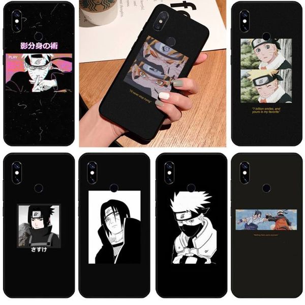 

naruto animation mobile phone cover redmi note 4x5 6 7 8 pro s2 plus 6a pro