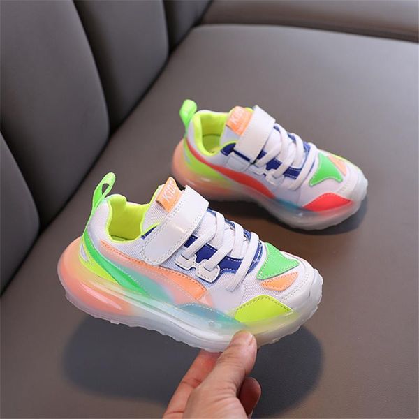 

dimi 2020 autumn new children shoes boys girls casual shoes fashion colorblock trend breathable sneakers for kids qylgfk, Black