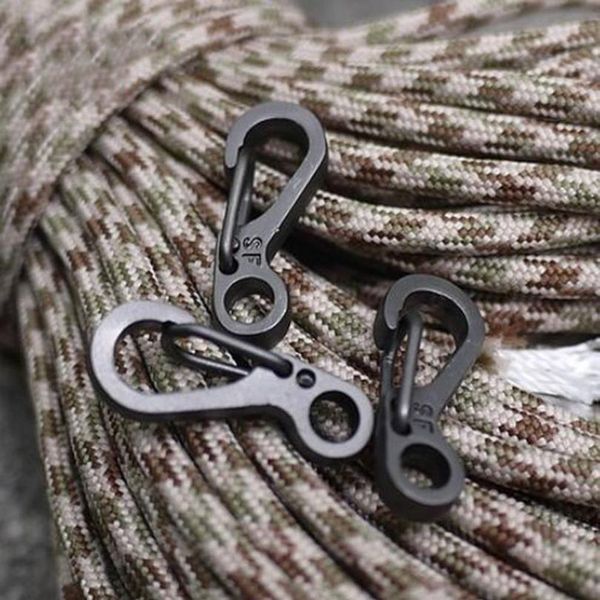 

10pcs/set aluminum alloy outdoor carabiner edc snap hooks camping hiking survival buckle locking carabiner qylbpl