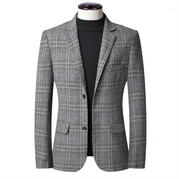 

2020 new plaid wedding party coat suit jacket single breasted male blazers mens coat wedding1, White;black