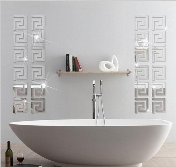 

wholesale- 10 pcs puzzle labyrinth acrylic mirror wall decal art st jllleb bdefight