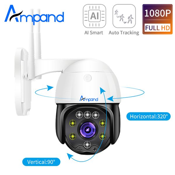 

1080p ptz dome camera 2mp ip camera outdoor waterproof onvif security cctv two way audio home surveillance camera p2p camhi app