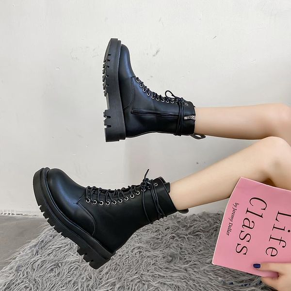 

lady boots узелок плоский каблук женская резиновая обувь дождя роскошные дизайнерские сапоги-женщины низкие каблуки пинетки круглый toe дамы, Black