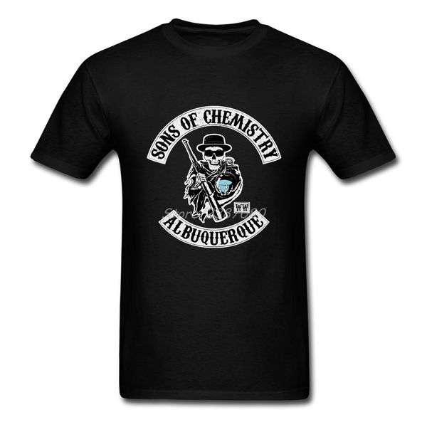 

sons of chemistry breaking bad t shirt crewneck short sleeve tshirt men new style group 3xl t shirts sport hooded sweatshirt hoodie