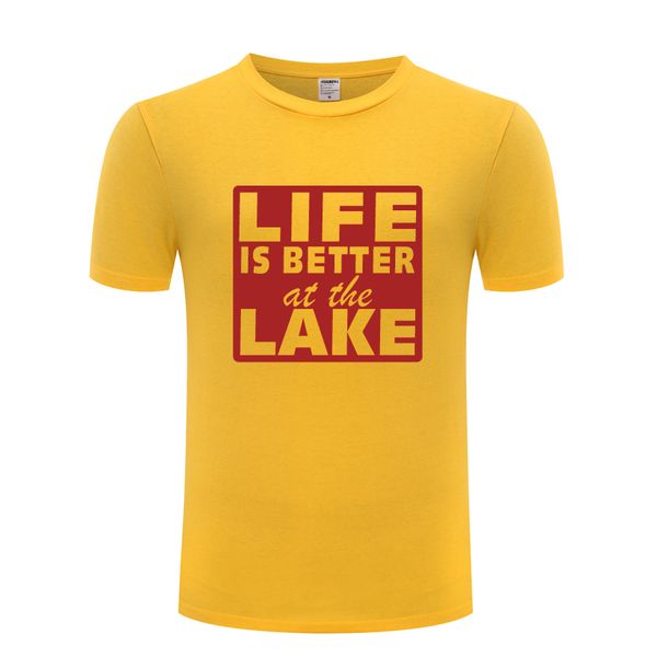 

life is better at the lake creative funny t shirt tshirt 2018 new short sleeve casual t shirt tee sport hooded sweatshirt hoodie