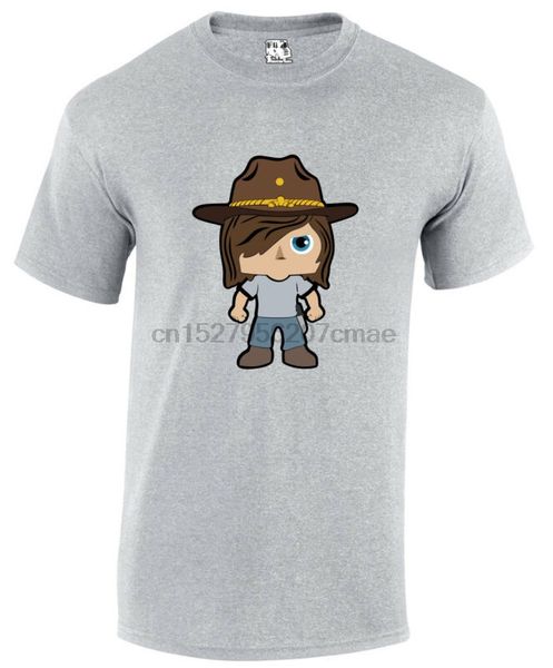 

carl grimes walking dead cartoon zombie apocalypse horror movie t-shirt sport hooded sweatshirt hoodie
