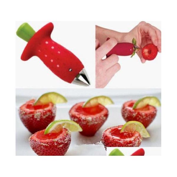 

strawberry corers stem huller leaf remover tomatoes stalks stem remover spillter digging fruit vege jlldnc loveshop01
