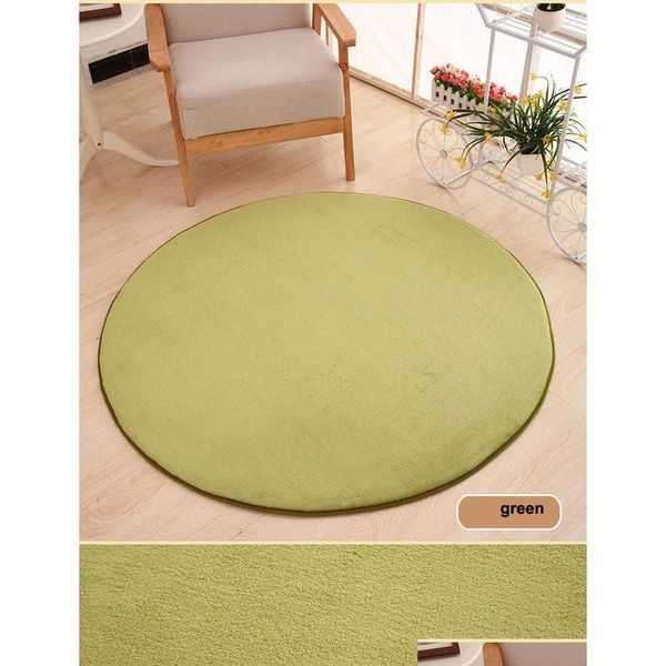

1pc 80cm thick floor rug area soft solid anti-skid area carpets for living dining bedroom fluffy flokati shaggy hom qylnha sweet07