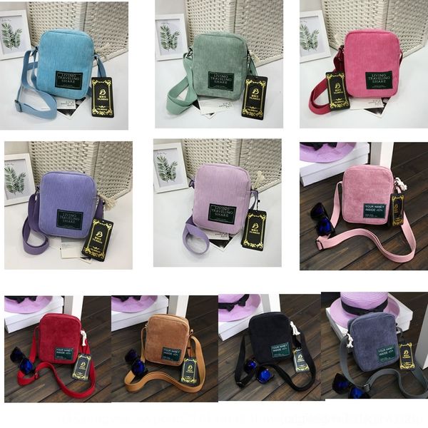 

bsurb 2020 new harajuku wick satchel crossbody style corduroy women's bag striped small cloth bag shoulder satchel mini zv42e