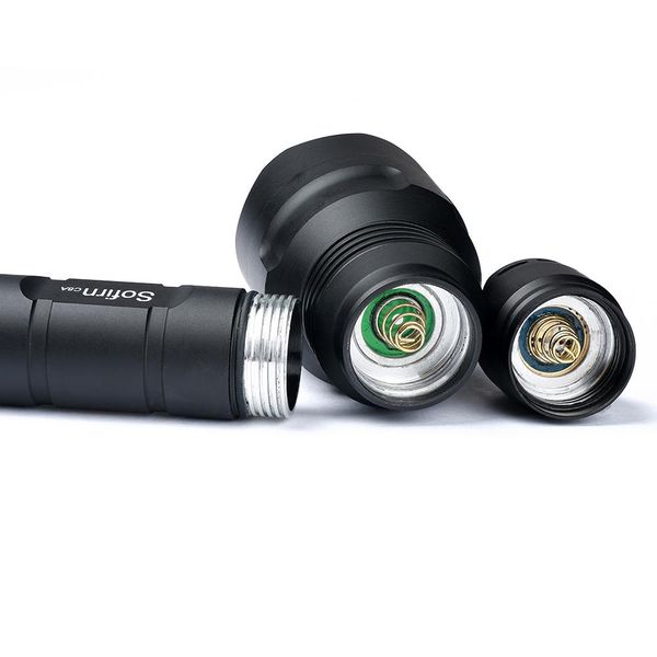 

sofirn c8t тактический светодиодный фонарик 18650 мощный cree xpl hi высокая мощность 1310lm факел фонари с 2 группами велосипедного лагеря