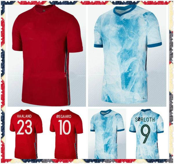

berge 8 soccer jerseys 2020 2021 noruega haaland ödegaard berge king camisetas de fútbol national team football uniforms thailand, Black;yellow