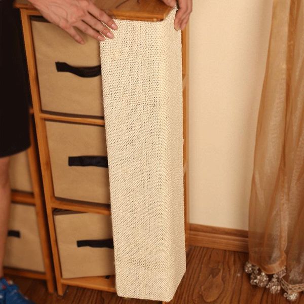 

cat toys sisal scratch board oversized grinding climb column protection sofa furniture corner wall protector anti grasping
