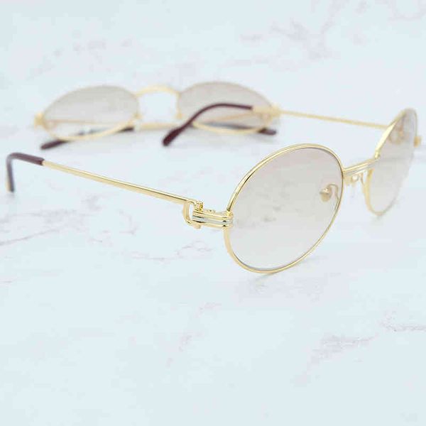 

2022 factory wholesale model retro oval men metal stylish sunglass mens driving shade eyewear sun vvuv sunglasses, White;black