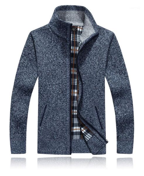 

mens designers sweater men autumn winter sweatercoats male thick cardigan mens sweater jackets casual zipper knitwear size -3xl1, White;black