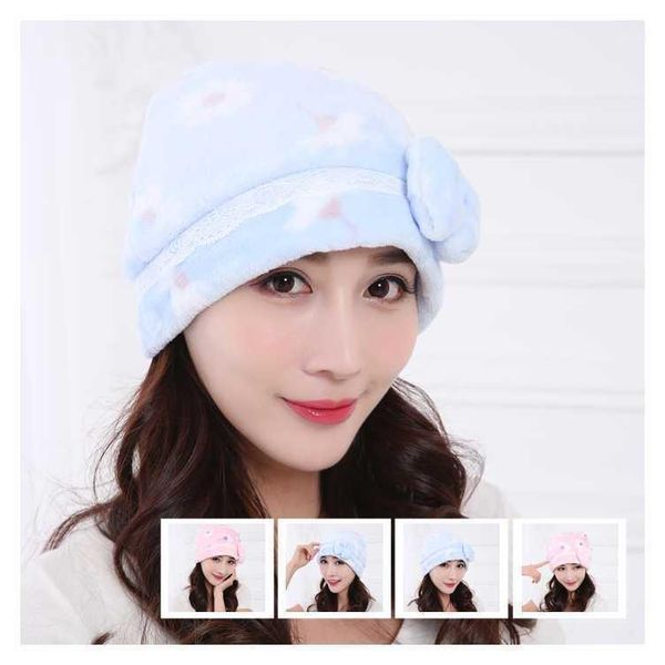 

new maternity hat autumn/winter anti-head wind double-sided flannel bow confinement hat coral fleece maternity1, Blue;gray